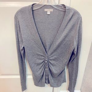 New York & Company Gray Cardigan